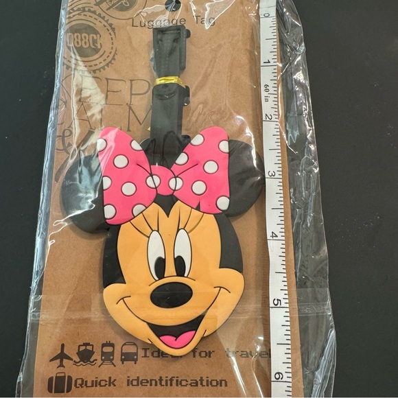 NWT Minnie Mouse Luggage Tag - Picture 7 of 9